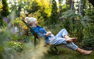 woman relaxing